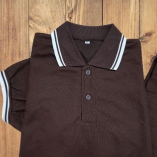 Langsung Kirim KAOS POLO SHIRT KERAH SAKU POLOS UNISEX