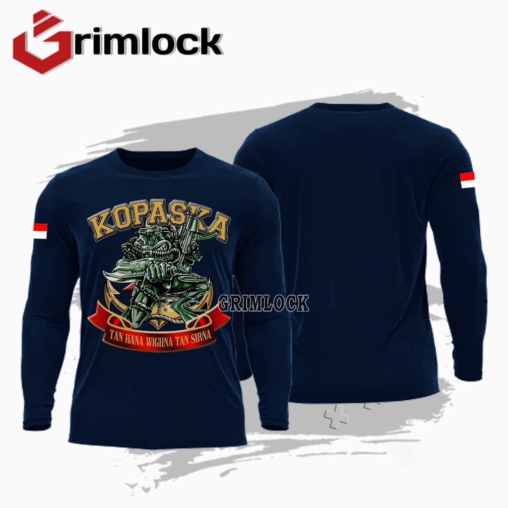 Kaos Kopaska Frogman / Insting / Tangan Pendek / Tangan Panjang
