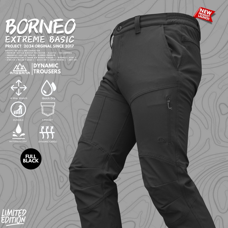 BEST SELLER Celana Gunung Angsana seri borneo Outdoor Actifity