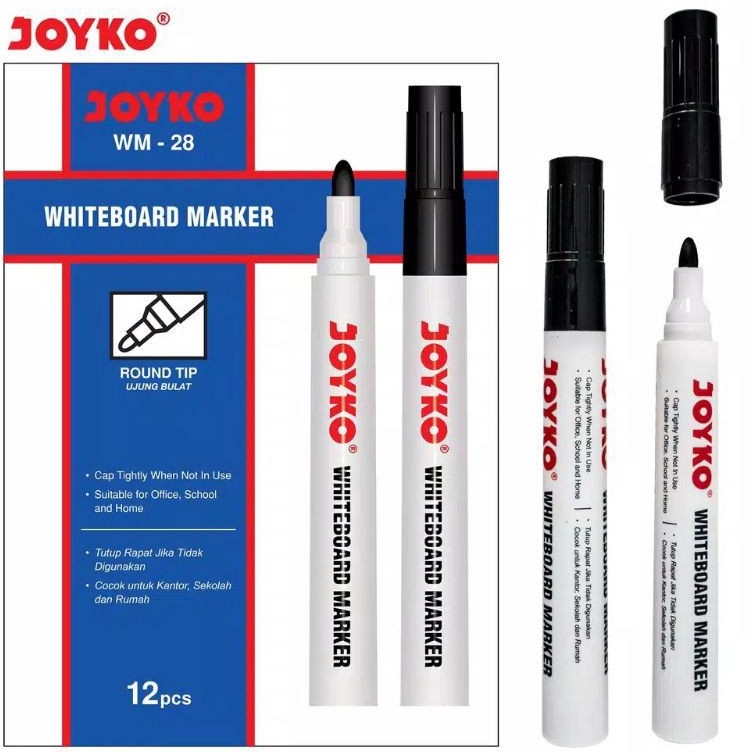 

Spidol Whiteboard JOYKO WM28 12 pc KODE L3H6