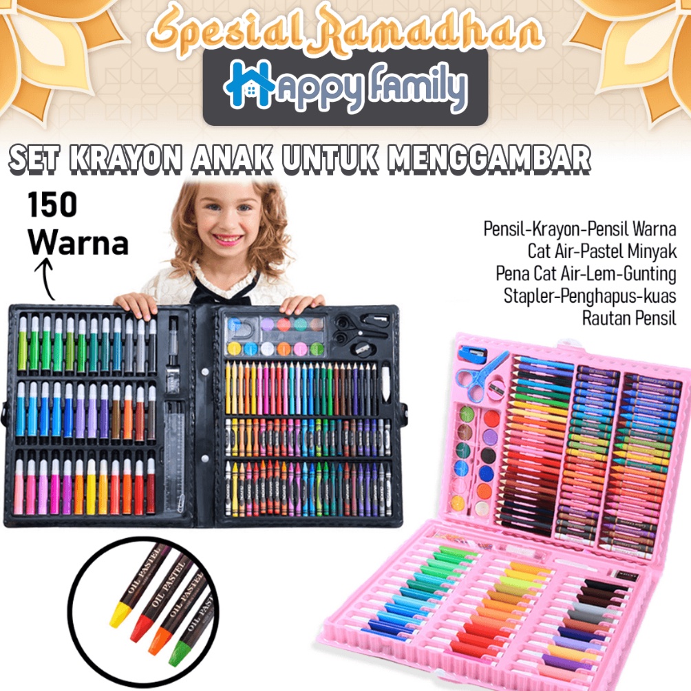 

HappyFamily Crayon Set 15 Pcs Macam Warna Cocok Menggambar Mewarnai Pensil crayon Alat Menggambar atau Mewarnai Hadiah anakanak KODE J2F5