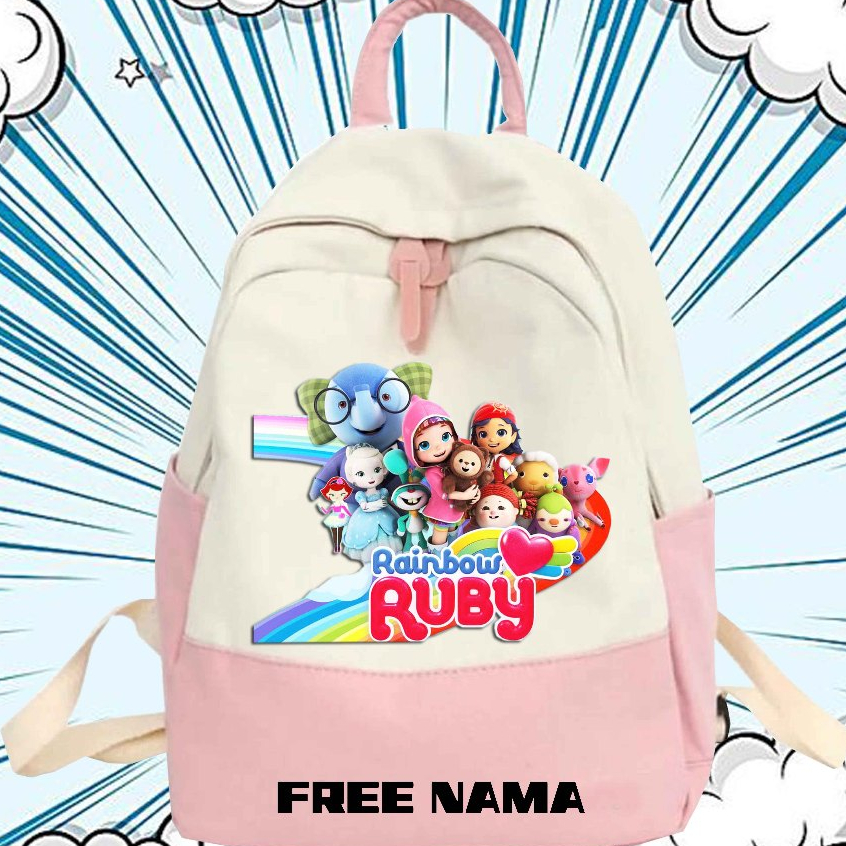 TAS RANSEL ANAK RAINBOW RUBY KARAKTER VIRAL