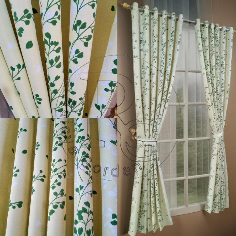 Gorden jendela dan pintu kamar mewah