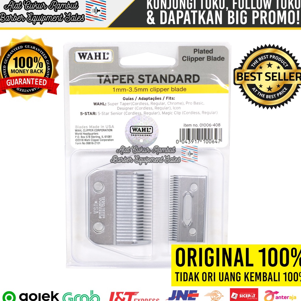 Paling Diminati Mata Wahl Super Taper Original Blade Wahl Super Taper Original