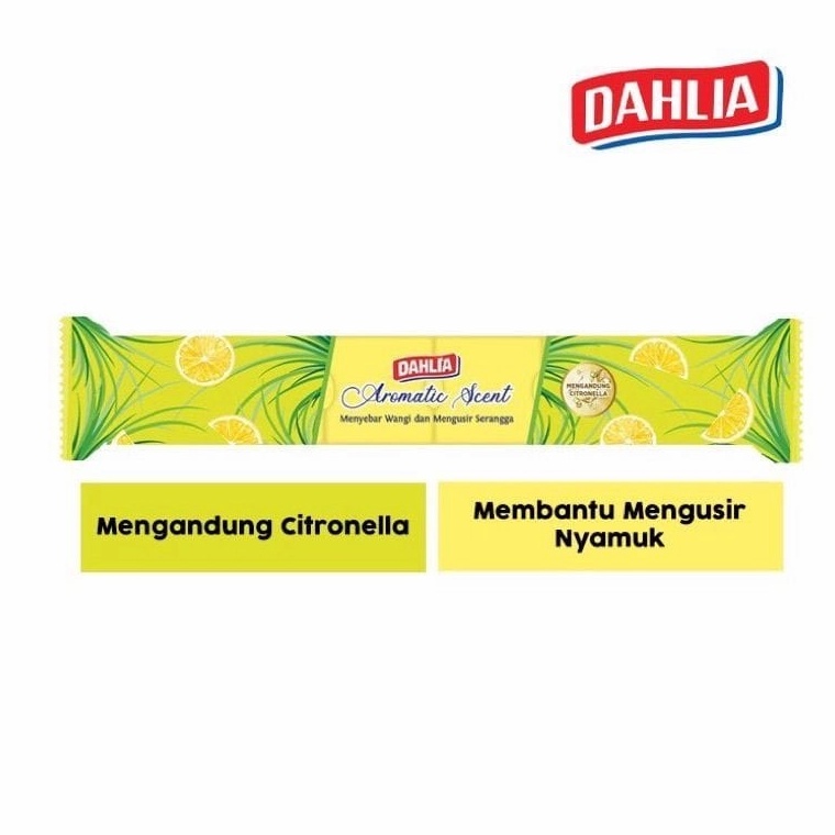 Wow Murah Meriah Dahlia Kamper Aromatic Scent Citronella minyak Sereh Mengusir Nyamuk