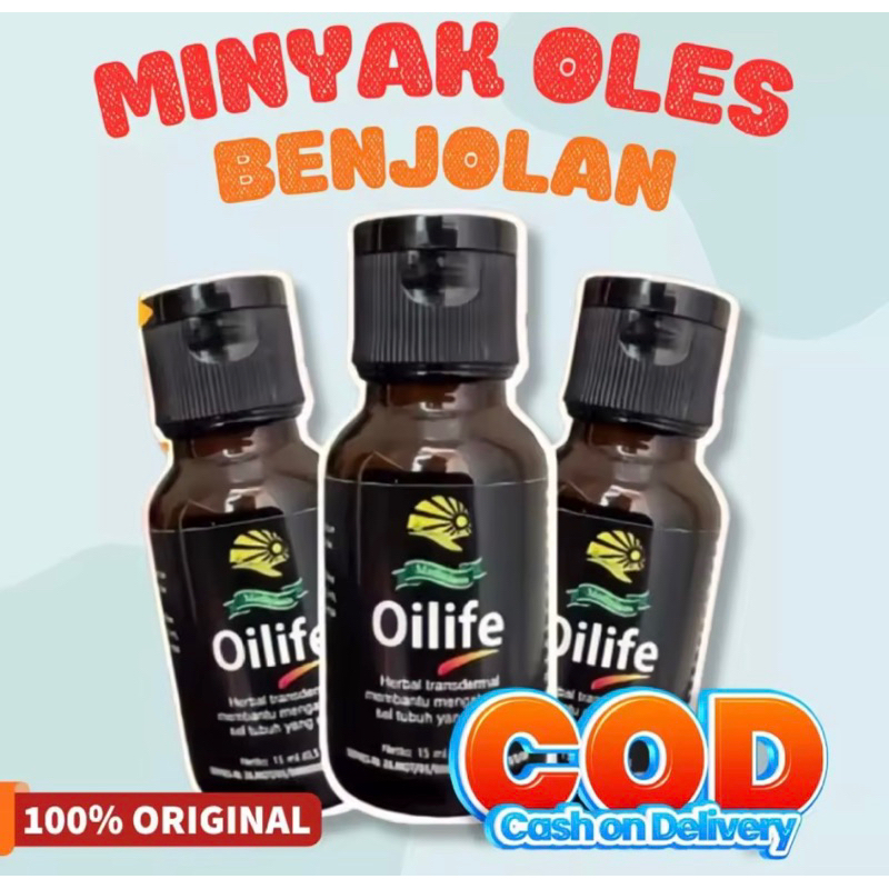 Obat Herbal Penghilang Benjolan Ambeyen Ambeien Penghilang Lipoma Tiroid OILIFE Minyak Oles Herbal P