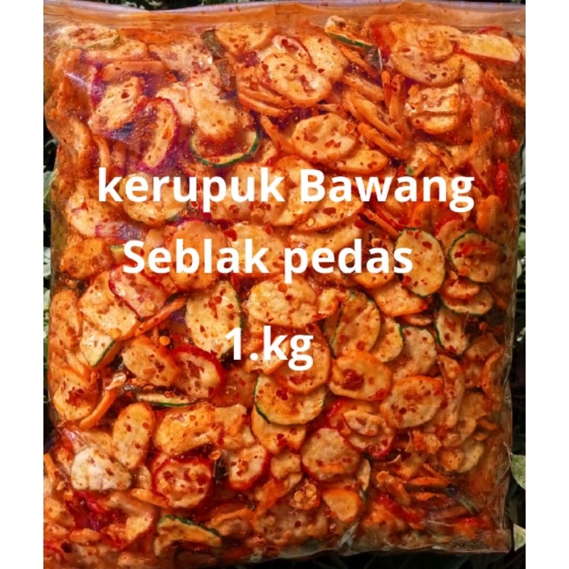 

krupuk kering Seblak kerupuk bantat isi 1,KG