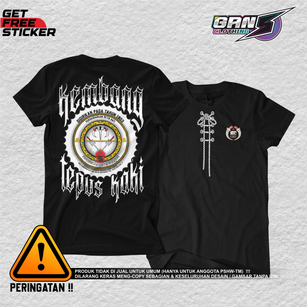 Kaos PSHW "Kembang tepus kaki" - Kaos PSHW/SH winongo/1903