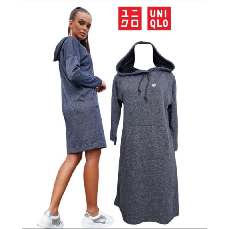 Hoodie Dress Tebal  Brand UNIQLO