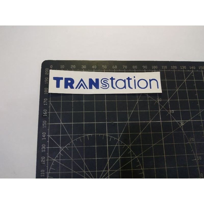 

cutting stiker transtation