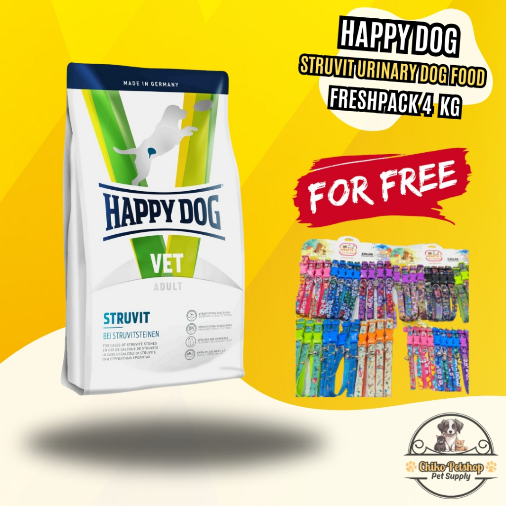 Makanan Anjing HAPPY DOG STRUVIT Kemasan 4kg