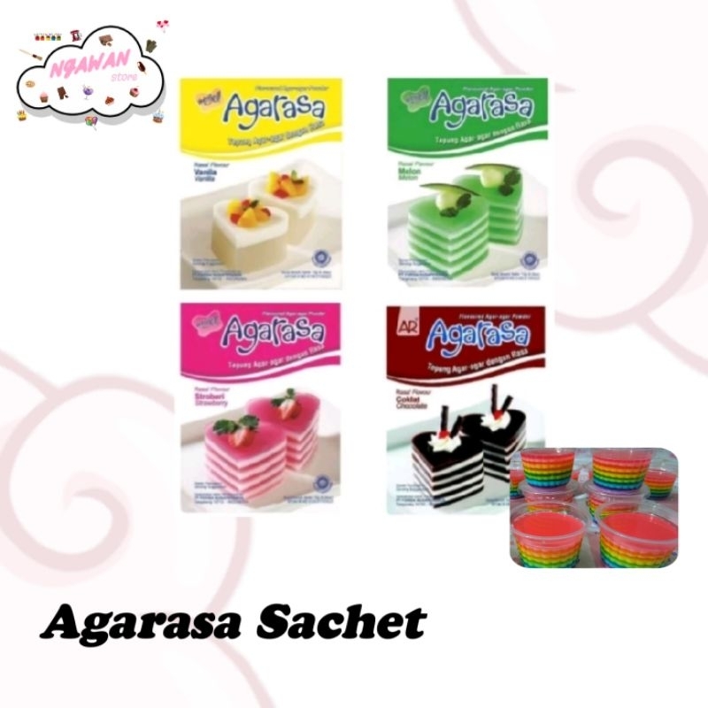 

agarasa sachet- bubuk agar - agar powder