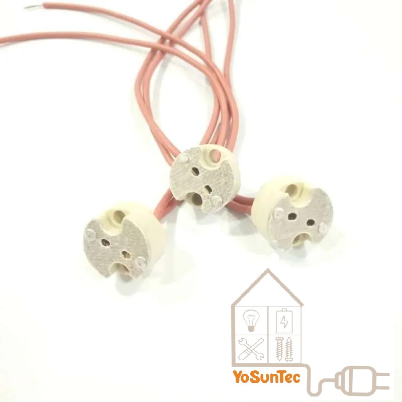 FITTING MR16 / FITTING HALOGEN TUSUK / FITTING ITALY / SOKET MR16