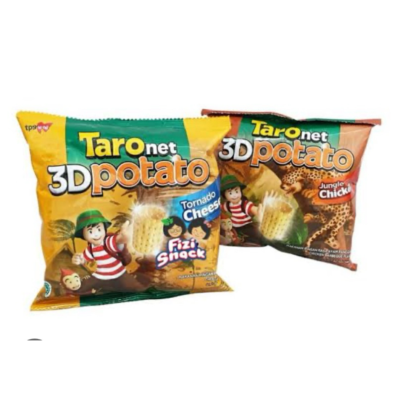 

Taro net 3D potato 17 gram aneka rasa