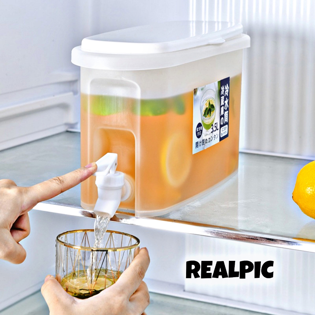 DISPENSER KULKAS 3.5 LITER DISPENSER OVAL DISPENSER AIR MINUM KULKAS DISPENSER KRAN AIR