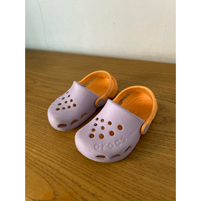 preloved crocs toddler electro clogs C6 - sendal sepatu anak sandal shoes