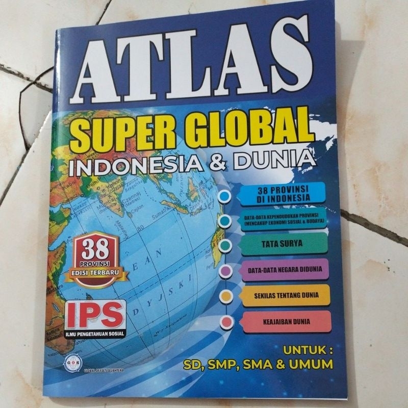 GOS ATLAS SUPER GLOBAL INDONESIA & DUNIA
