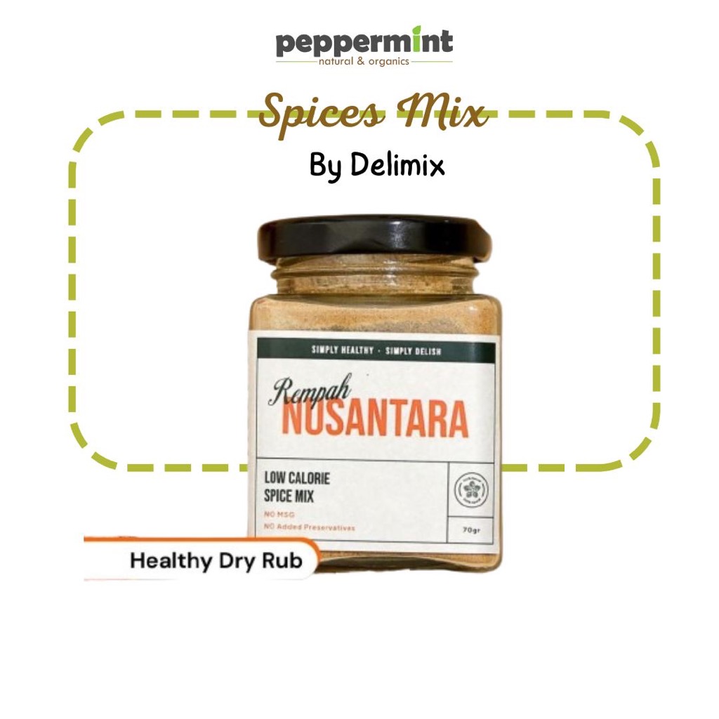 

Delimix Spice Blend (70 gr) / Bumbu Marinasi Rendah Kalori