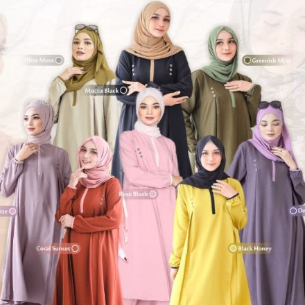 GAMIS Set PASHMINA / ADRISHTA DRESS by DE DAILY