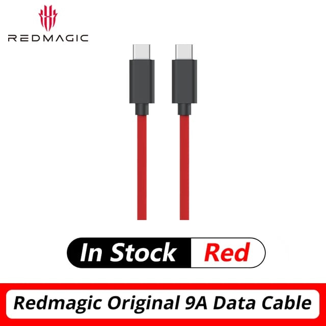 Nubia RedMagic 9A Kabel Data Gaming Kabel Red Magic 9A USB Tipe C ke USB Tipe C 9A Kabel Tanggal Kep