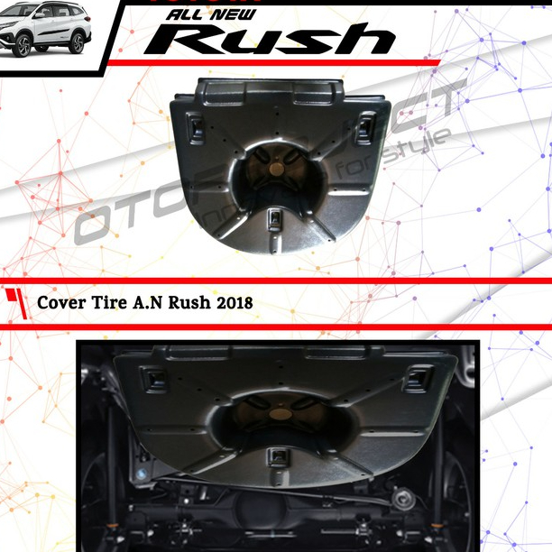 Cover ban - Sarung ban Mobil - Cover Tire All New Rush 2018