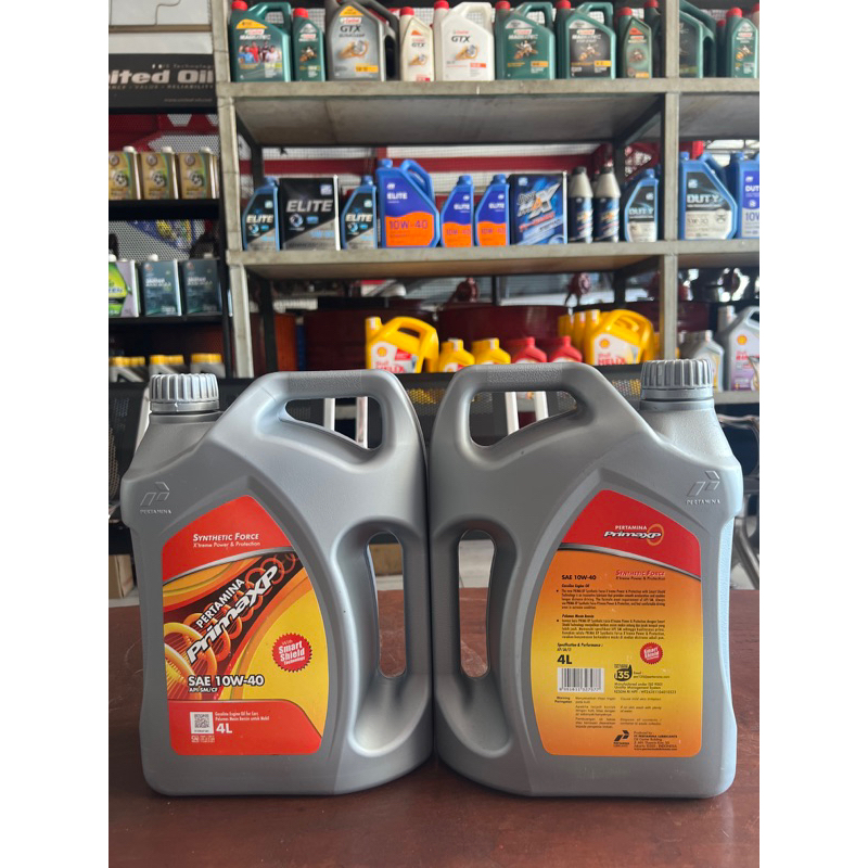 Oli Pertamina Prima XP SAE 10W-40 Kemasan 4 Lt