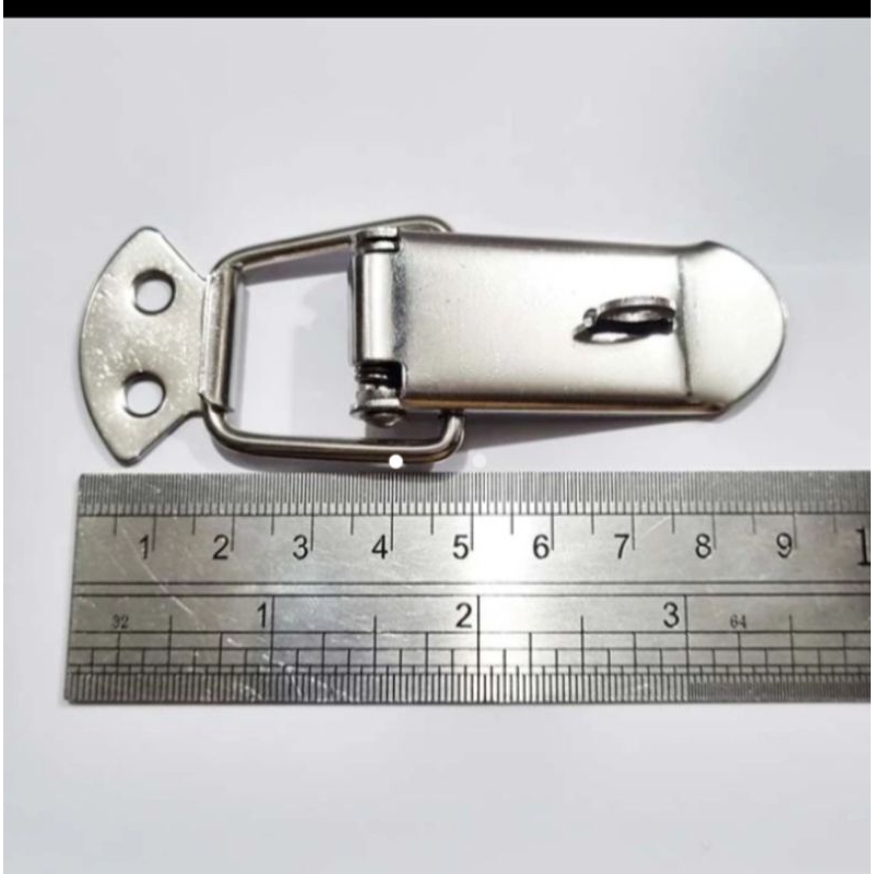 KAITAN KOPER MEDIUM + KUNCI STAINLESS STEEL/OVERVAL/KAITAN PETI