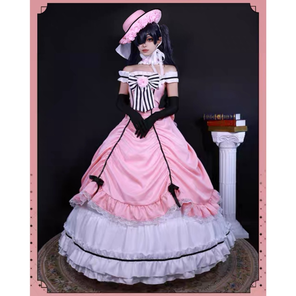 Ciel Cosplay Black Butler Ciel Phantomhive Redbreast Cosplay Costume Role Play Comic Con Dress Hallo