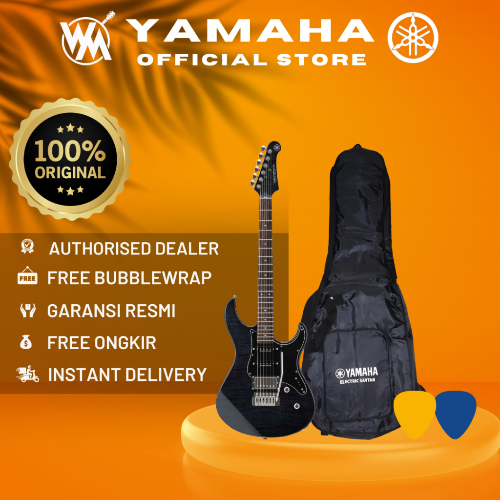 YAMAHA PACIFICA 612VIIFM TBL / 612-VIIFM-TBL / 612 VII FM TBL + SOFTCASE + 2PICK