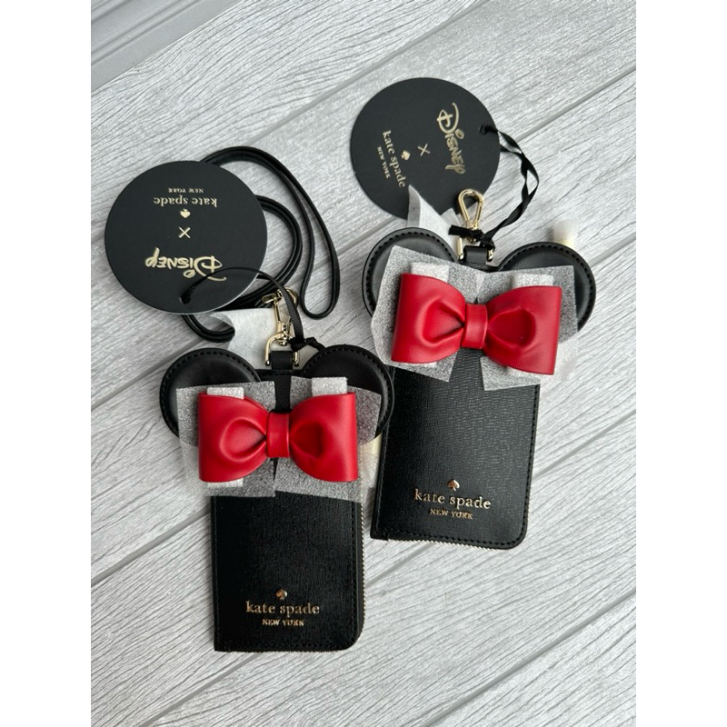 

Kate spade lanyard minnie mouse black