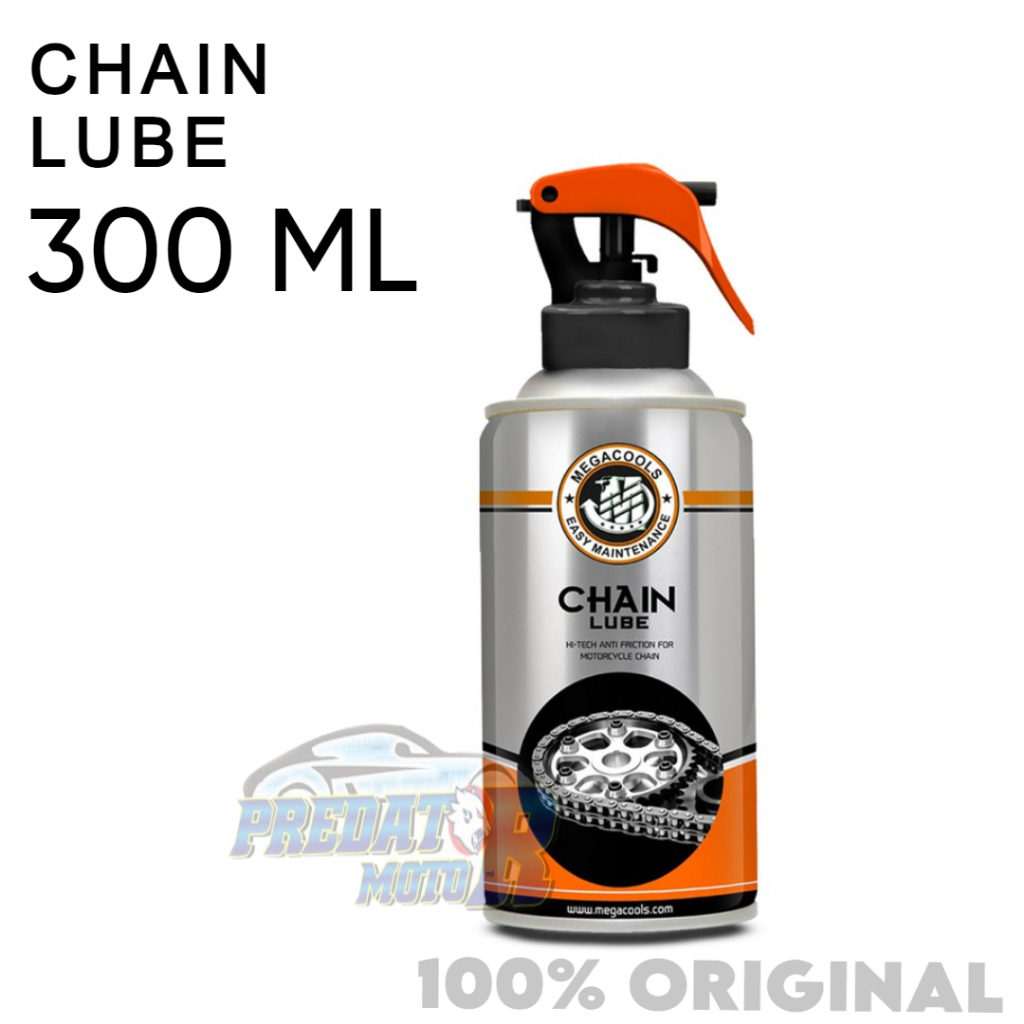 CAIRAN PEMBERSIH PELUMAS GEMUK RANTAI MEGACOOLS CHAIN LUBE 300ML