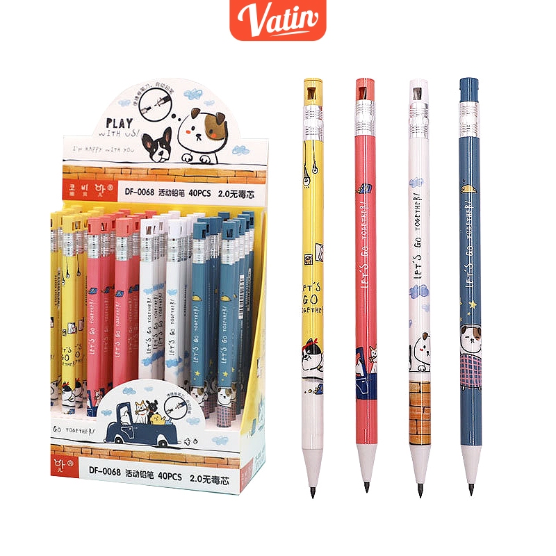 

Pensil otomatis anak 2.0 kartun lucu siswa sekolah dasar menekan pensil otomatis tanpa potong dapat mengubah isi ulang-Vatin_Shop