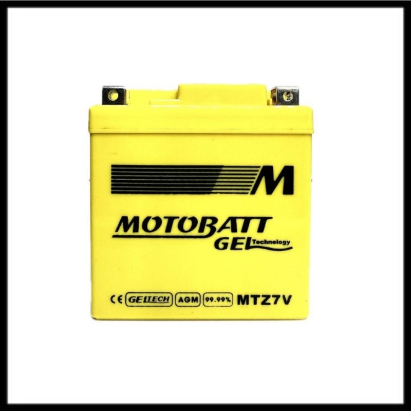 Aki Motor Yamaha Nmax Lexi Aerox  MTZ7V Motobatt Aki Kering Gel Ori Original