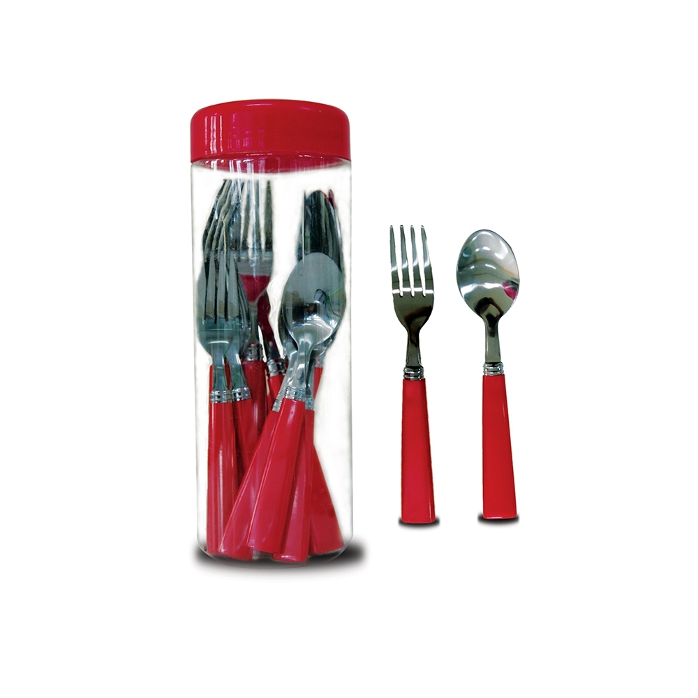 Sendok Garpu Makan Cutlery Set 24Pcs Stainless - OX5300