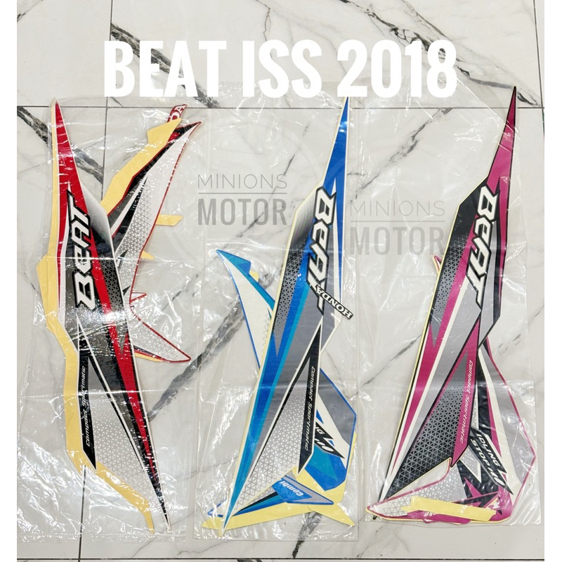 striping honda beat iss 2018 les bodi motor