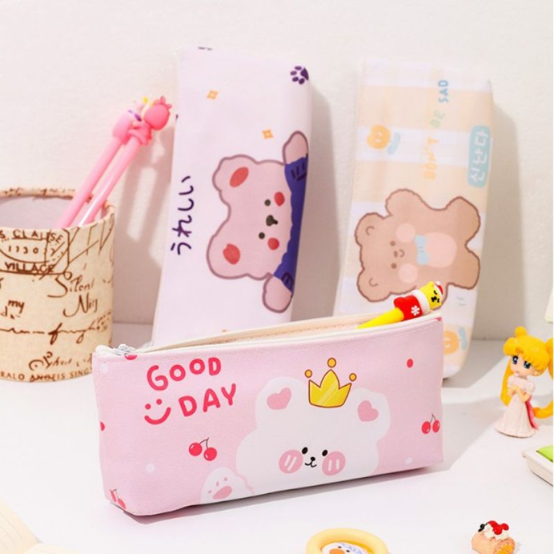 

TEMPAT PENSIL MOTIF LUCU UNIK / CASE PENSIL / KOTAK PENSIL ZIPPER