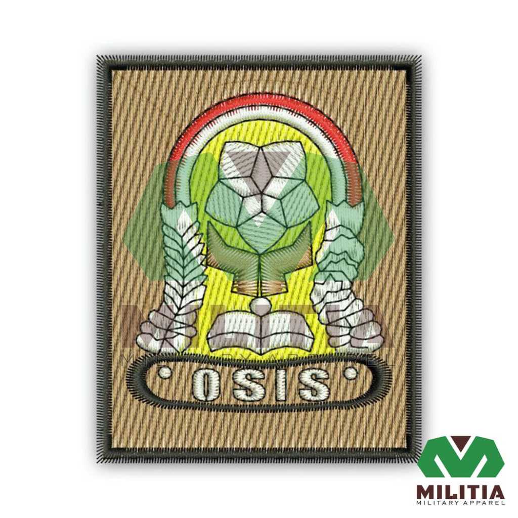 Bordir Badge Osis SMA