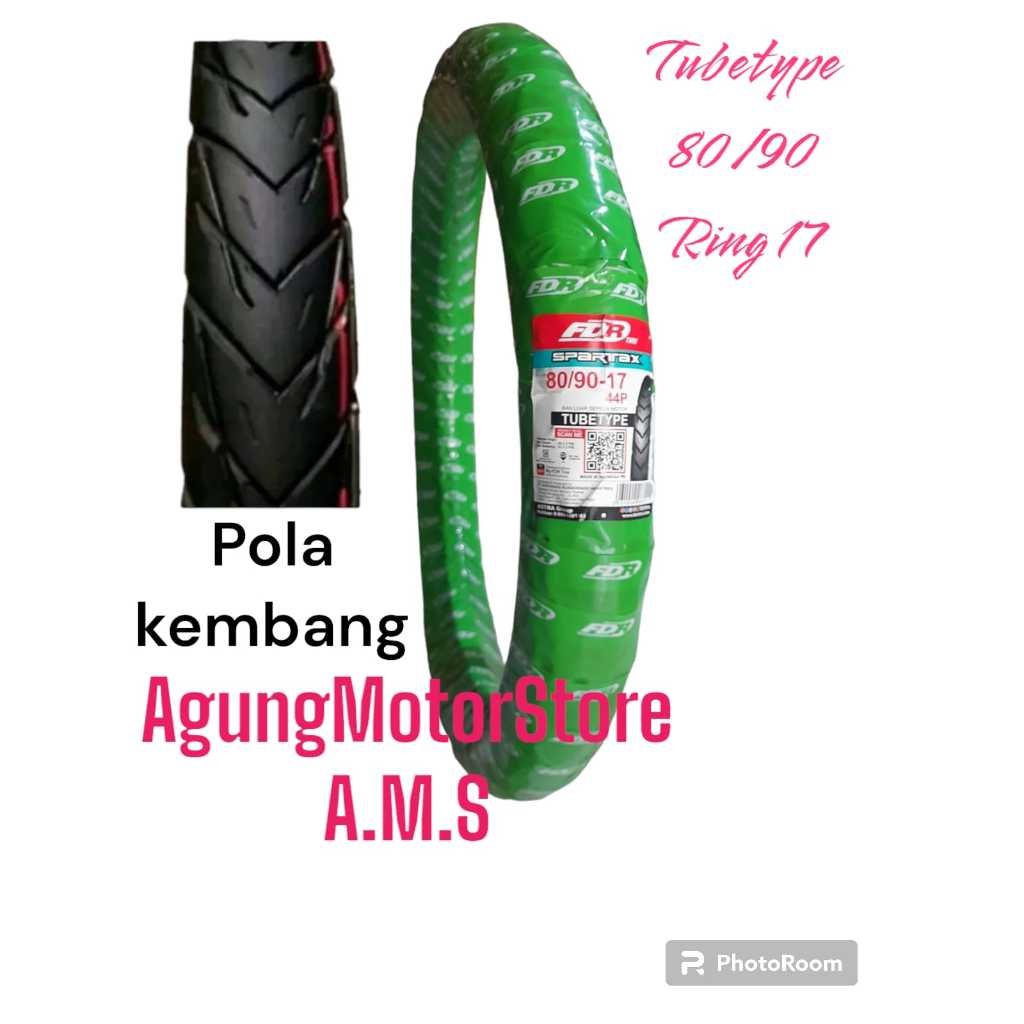 BAN LUAR TUBETYPE FDR SPARTAX 80/90 RING 17 ORIGINAL 100%