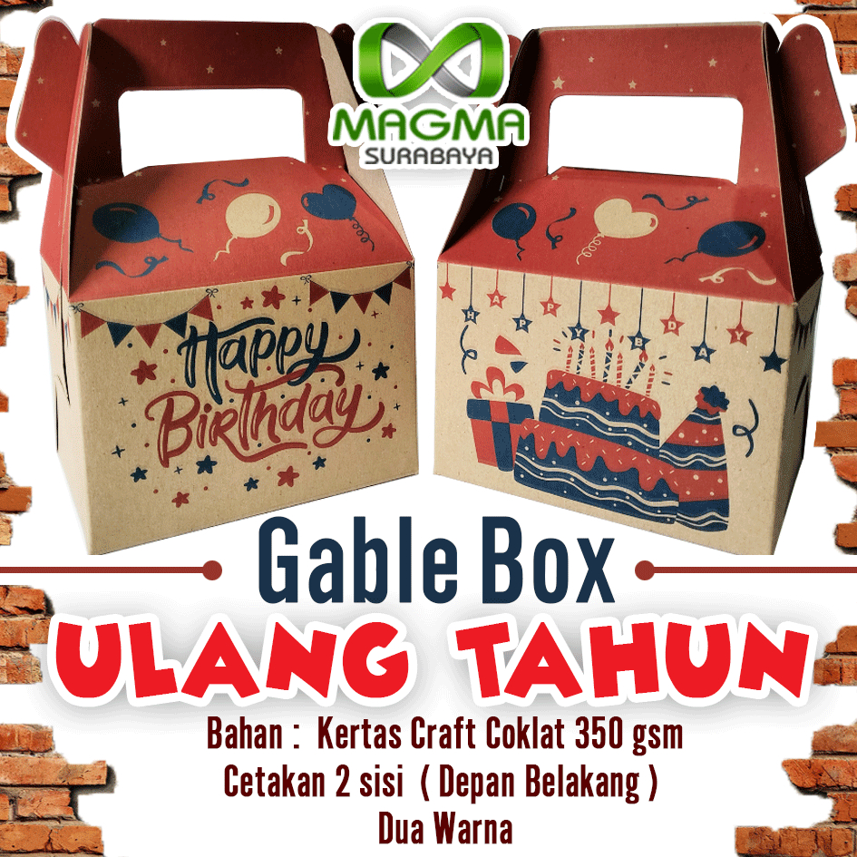 

Gable Box Ulang Tahun- Birthday Hampers