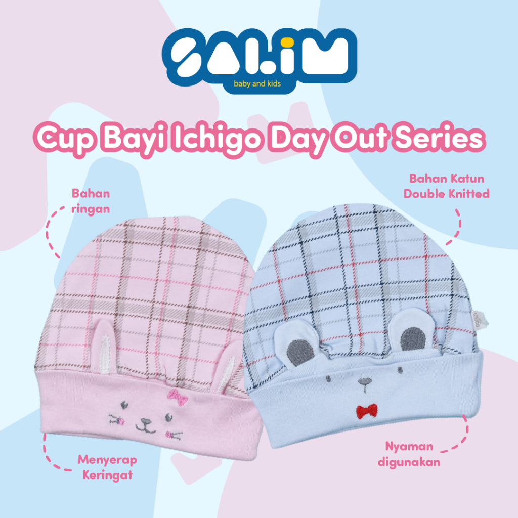 Topi Bayi / Topi Baby / Topi Ichigo / Cup Bayi Ichigo Day Out Series