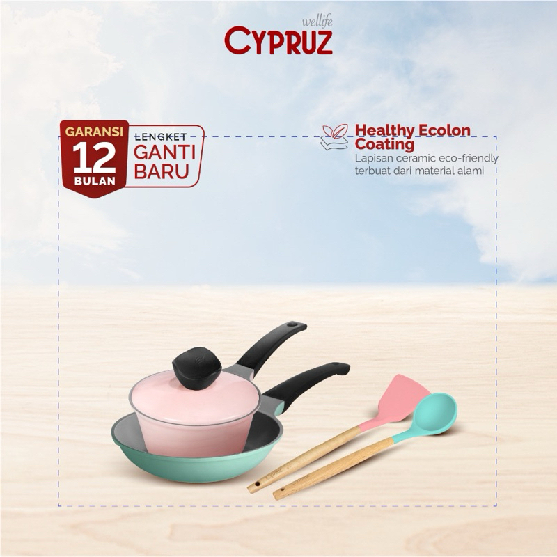 CYPRUZ MARBLE CERAMIC DIECAST 5 SET
