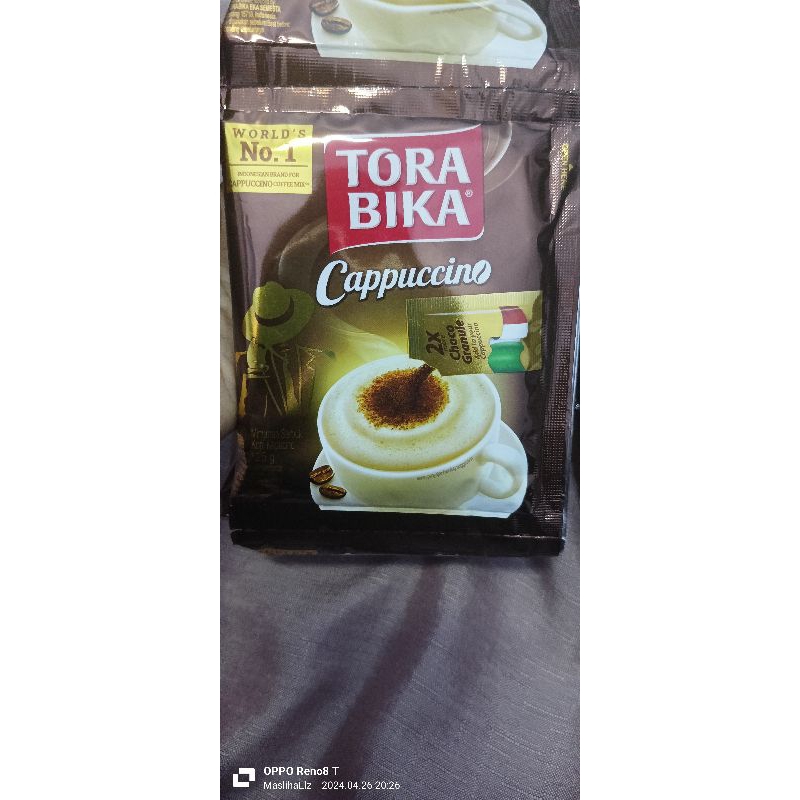 

Tora bika cappuccino 20biji
