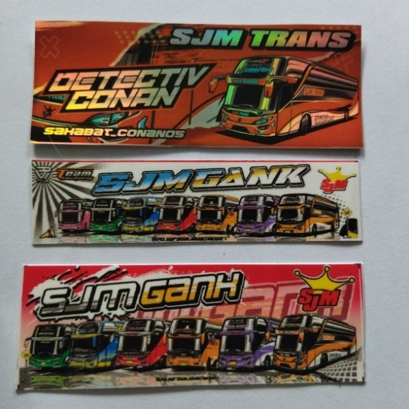 

Stiker sjm gank conan 3 pcs anti air