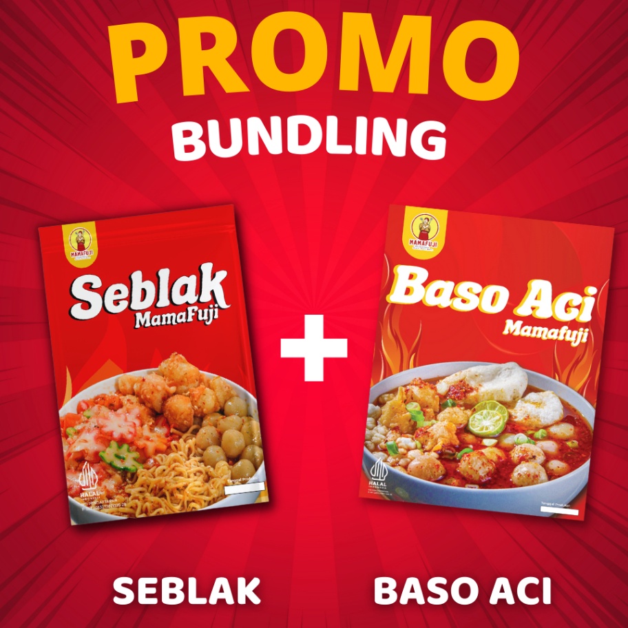 

Terbaru Mamafuji PROMO BUNDLING SEBLAK BAKSO ACI