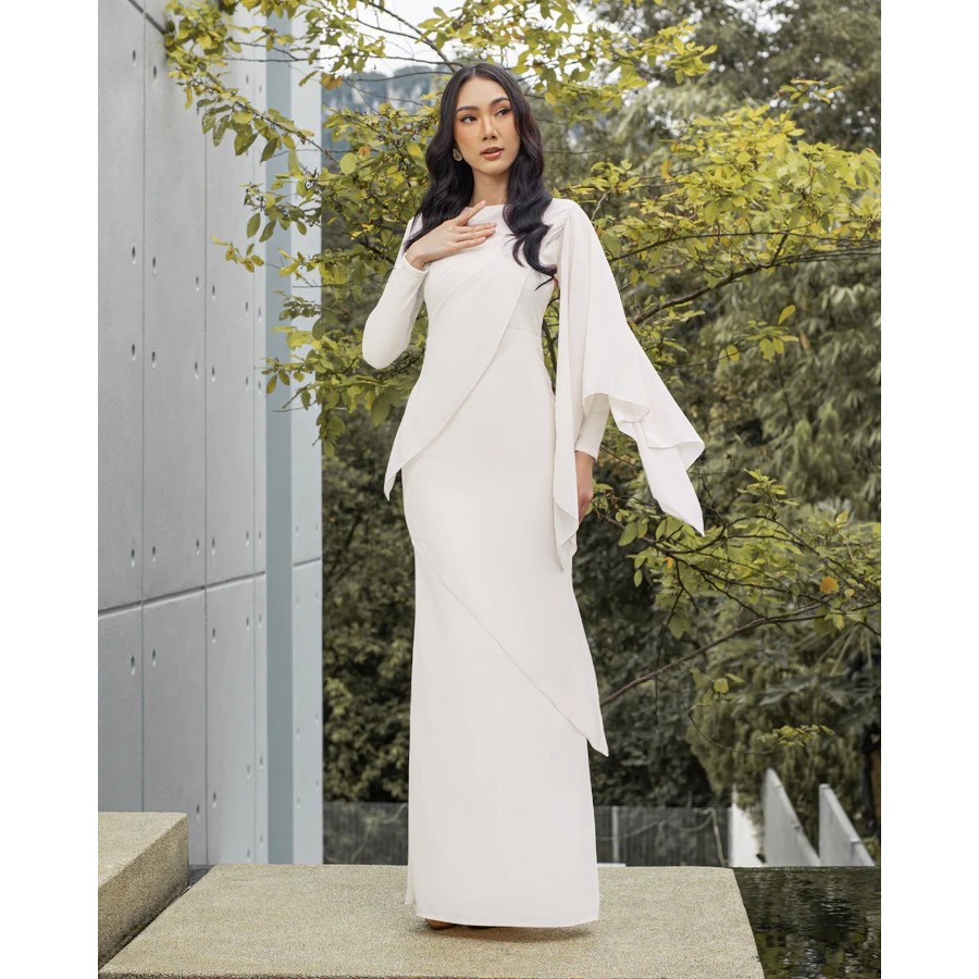 bestpromo lily dress malaysia kondangan bahan ceruty babydoll jumbo modern fashion muslim pesta