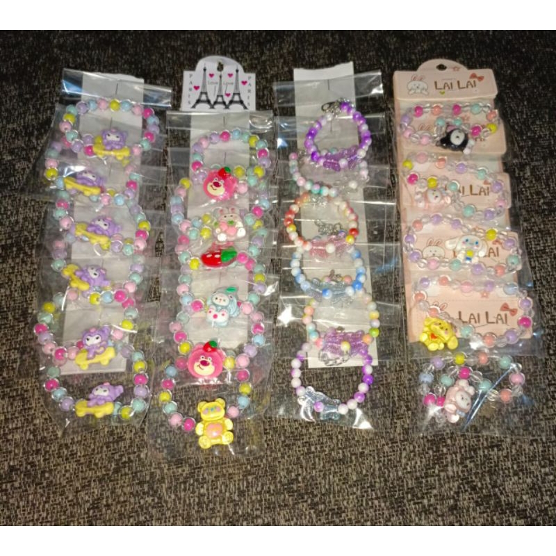 gelang anak sanrio viral gelang manik manik gelang lucu