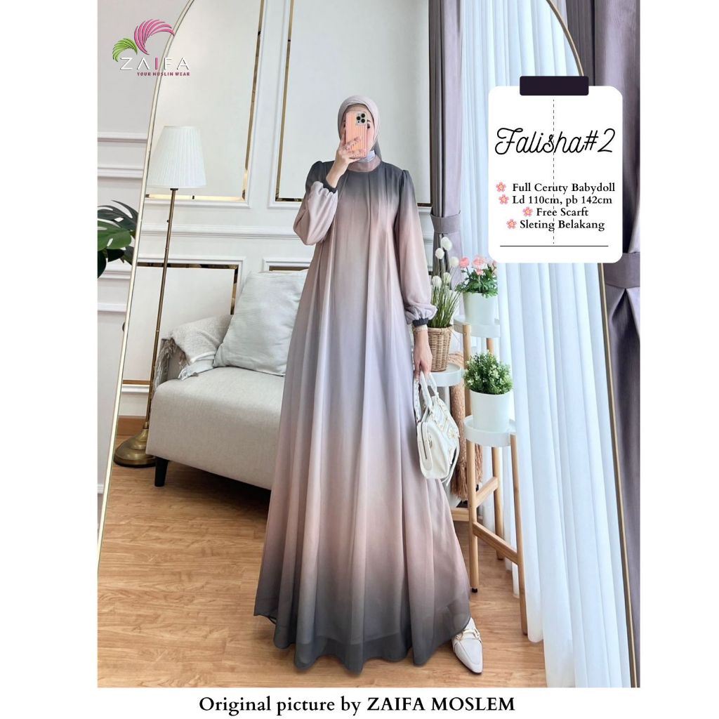 Falisha Set Hijab By Zaifa