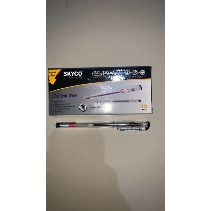 

Pulpen Hitam Gel (Black Gel Pen) | skyco