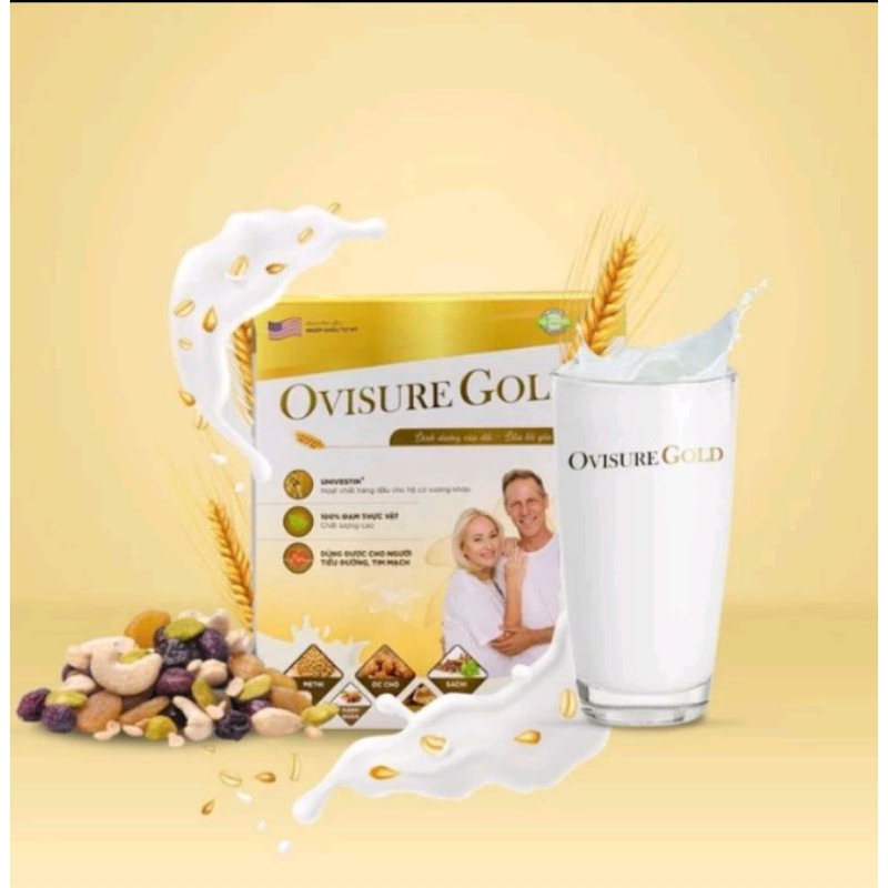 

Ovisure Gold susu vitamint tulang dan sendi multi khasiat isi 12 shacet