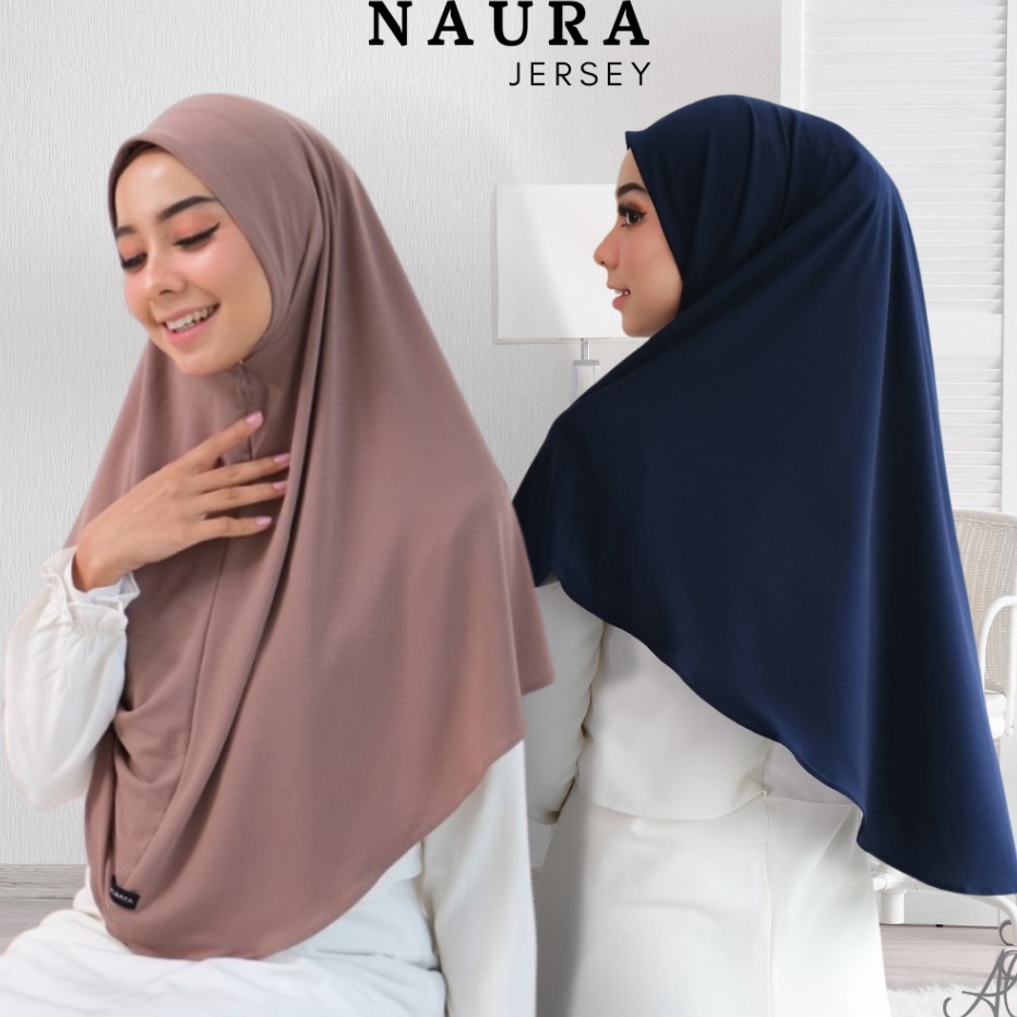 1111 Albata Hijab  Naura Instant  Bergo Jersey Hijab Instant Jersey  Jilbab Instan